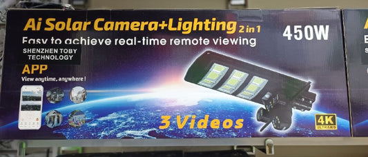Air Solar Camera Lighting 450W 3Videos