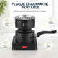 جهاز اشعال الفحم الكهربائي جهاز كهربائي محمول لتسخين الفحم Chauffe-Charbon Électrique Portable
