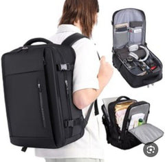 Sac à dos de voyage extensible et multifonctionnel حقيبة ظهر سفر قابلة للتوسيع ومتعددة الوظائف