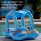 عوامة نجاة قابلة للنفخ للسباحة مع مظلة للطفل Bouée De Sauvetage Flotteur De Natation Pour Bébé Gonflable Avec Pare Soleil