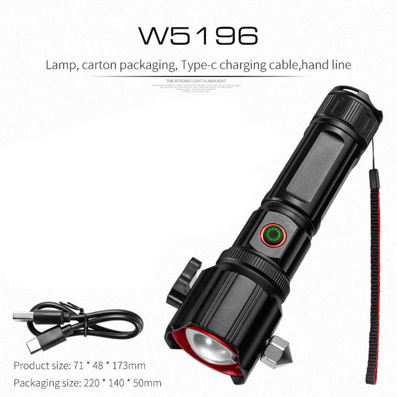 Lampe Torche Rechargeable مصباح يدوي قابل لإعادة الشحن