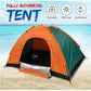خيام تخييم متعددة الألوان لأربعة أشخاص، 208x208x145 سم Tentes multicolor de Camping 4 PERSONNES