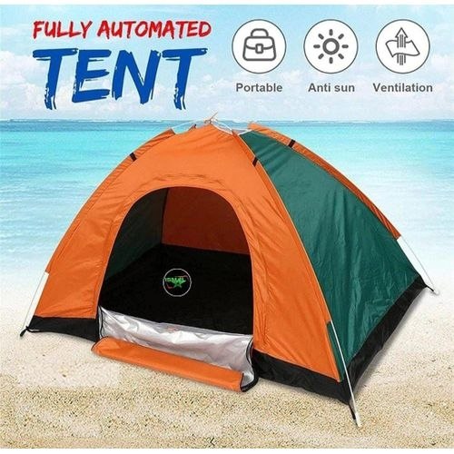 خيام تخييم متعددة الألوان لأربعة أشخاص، 208x208x145 سم Tentes multicolor de Camping 4 PERSONNES