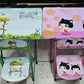 Table et une chaise pliante pour enfant طاولة وكرسي قابل للطي للأطفال