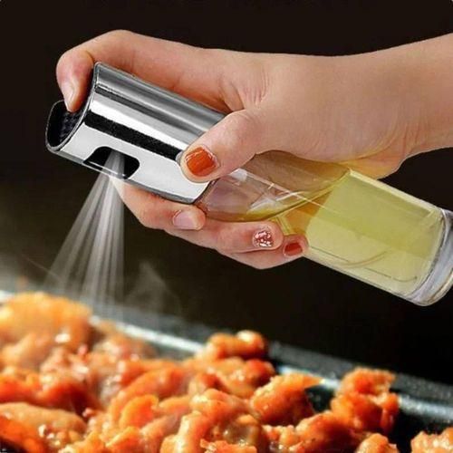 3PCS Bouteille de Pulvérisation d'Huile de Cuisine en Acier Inoxydable