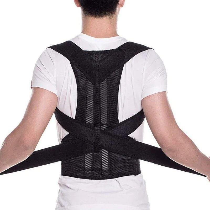 Correcteur de Posture مصحح وضعية الجسم للرجال والنساء، دعامة ظهر لدعم أسفل الظهر والعمود الفقري