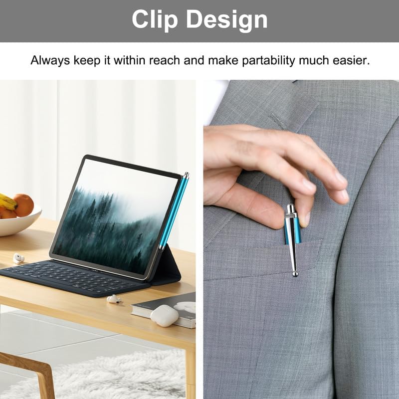 أقلام لمس سعوية عالمية للأجهزة اللوحية Stylets Universels Capacitifs à Écran Tactile pour Tablettes, iPad Mini, iPad Pro, iPad Air, Smartphones