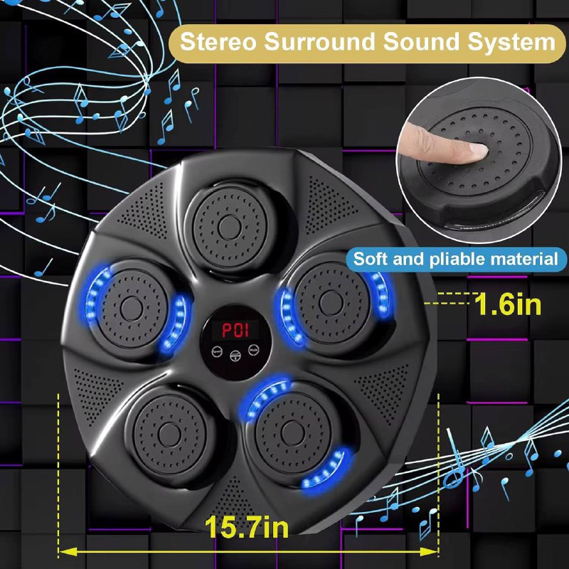 Equipement d'entraînement interactif intelligent de loisirs Smart music boxing target