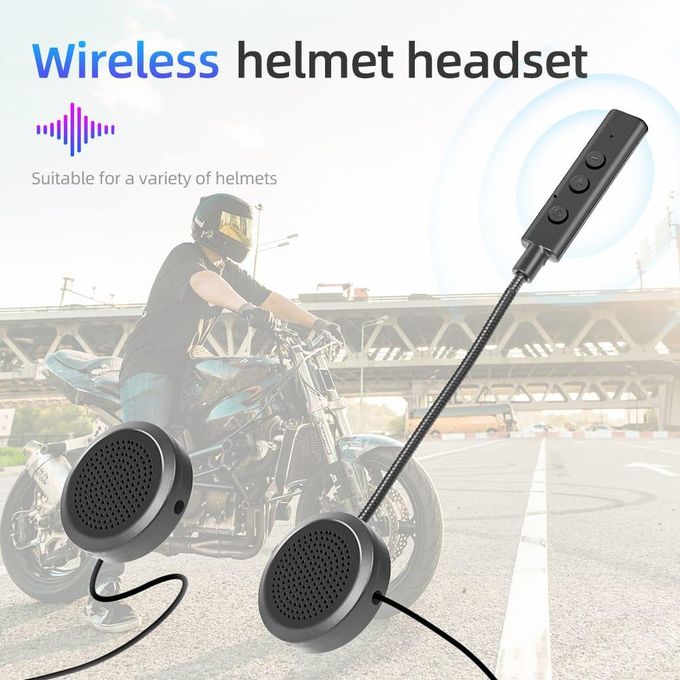 Casque de Moto Mains Libres Bluetooth خوذة دراجة نارية مزودة بتقنية بلوتوث للتحدث الحر، وميكروفون مدمج، وخاصية تقليل الضوضاء، ومقاومة للماء