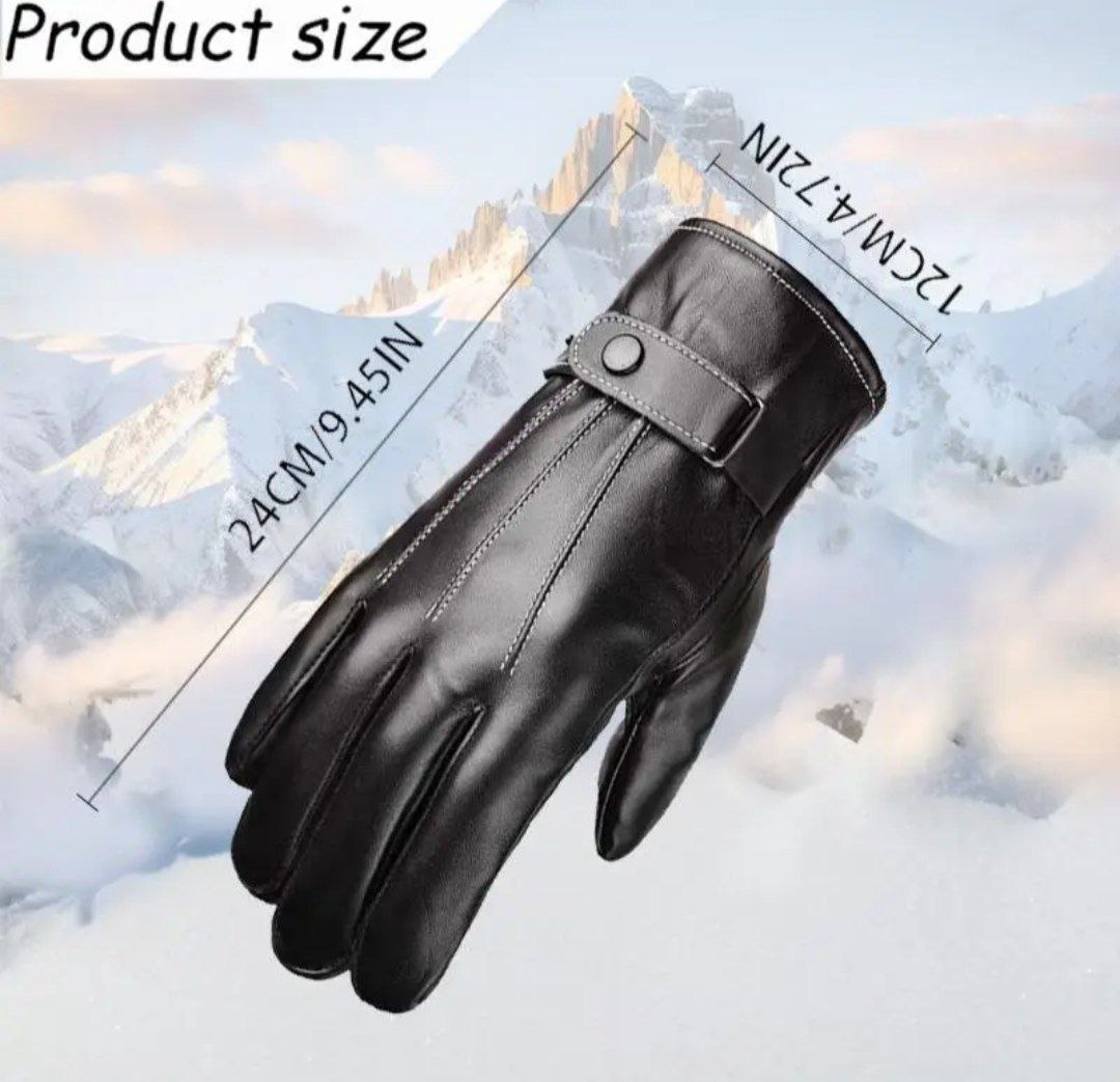 قفازات شتوية أنيقة للرجال Gants d'hiver mitaine à la mode pour homme