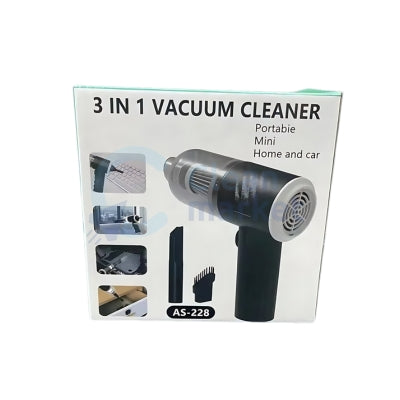 Mini aspirateur portatif 3-en-1 AS-228 مكنسة كهربائية يدوية صغيرة 3 في 1