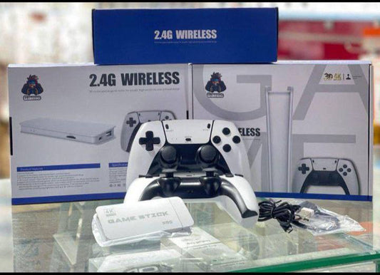 Console de jeu vidéo rétro sans fil 2.4G Manettes de jeu sans fil