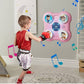 جهاز ملاكمة موسيقي تفاعلي يُثبَّت على الحائط للأطفال Machine de boxe musicale interactive murale pour enfants
