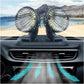 مروحة سيارة برأسين Double-Headed Vehicle Fan Ventilateur de véhicule à double tête