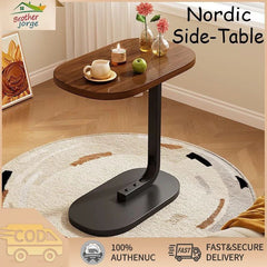 Side Table Set Table d'Appoint en Forme de C