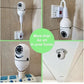 Caméra Ampoule Panoramique WiFi Sans Fil