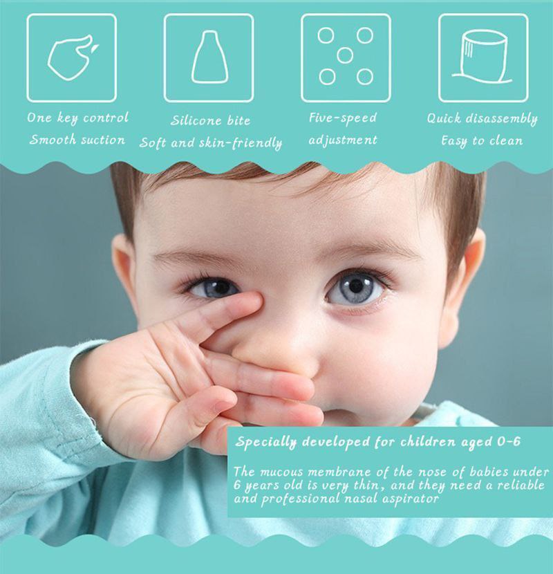 Aspirateur nasal électrique pour bébé شفاط الأنف الكهربائي للأطفال