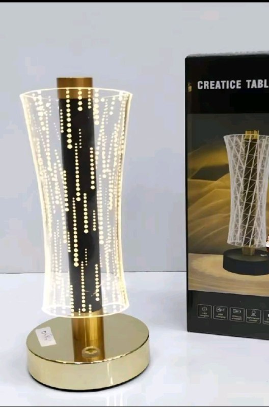 Abat jour cristal veilleuse creatice table lamp