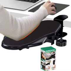 مسند ذراع دوار مريح للمكاتب مع مشبك تثبيت Accoudoir ergonomique pivotant pour bureau avec pince de fixation