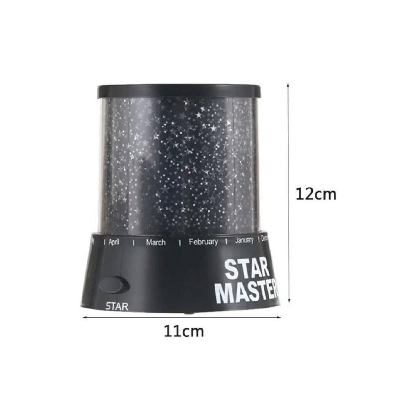 ضوء ليلي لجهاز عرض CUQOO Star Master Galaxy باللون الأسود