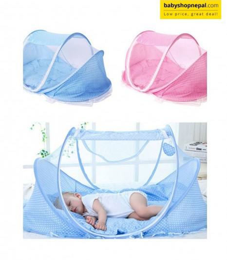 Lit Portable pliable pour bébé 4 pièces, moustiquaire سرير أطفال قابل للطي مكون من 4 قطع مع ناموسية