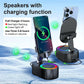 Enceinte audio Bluetooth avec support téléphone مكبر صوت بلوتوث مع حامل هاتف