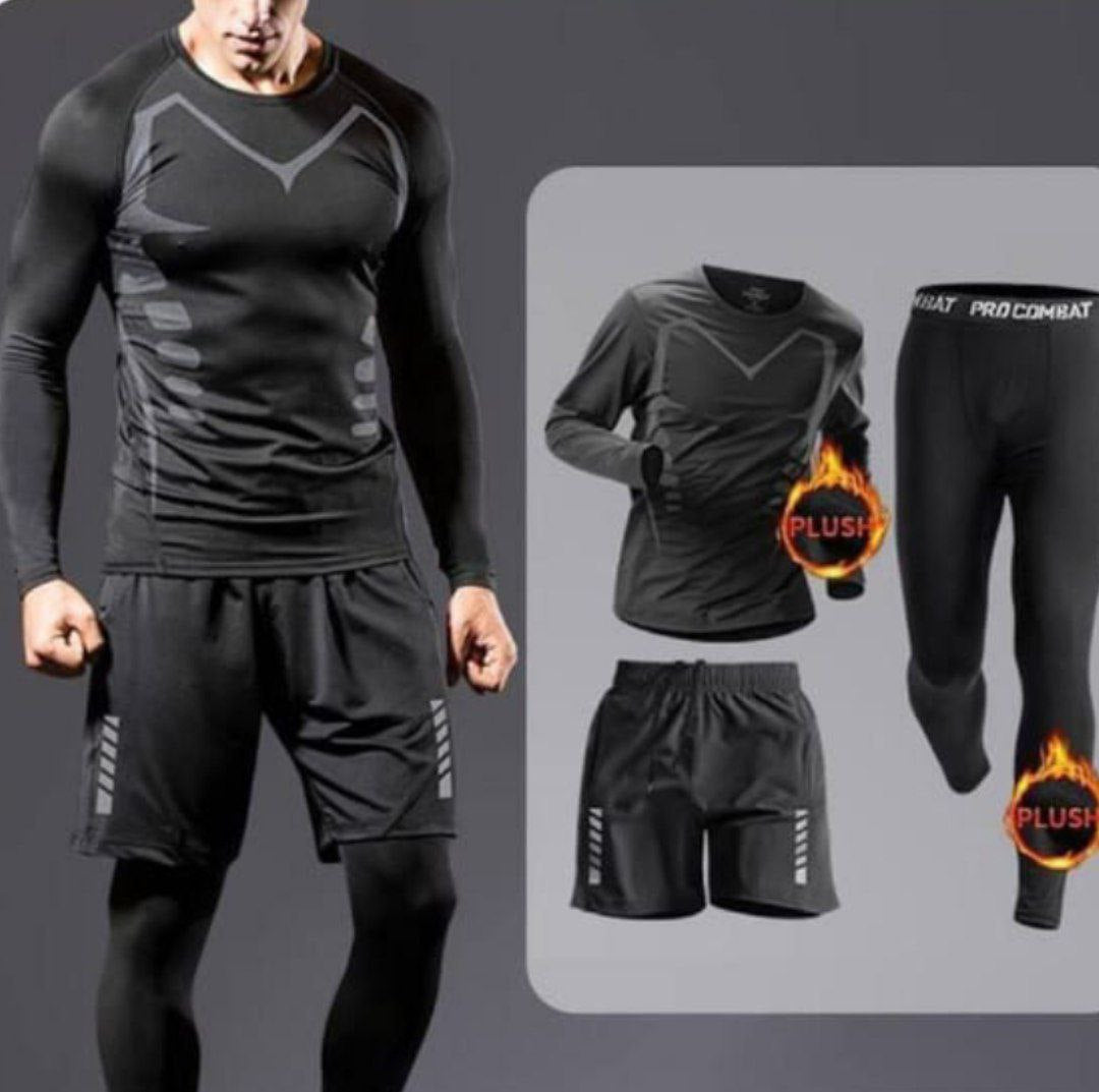 بدلة رياضية رجالية من 3 قطع، بدلات جري Survêtement 3 pieces de sport pour hommes, combinaisons de course