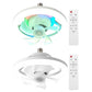 Ventilateur de plafond avec éclairage LED intégré et télécommande
