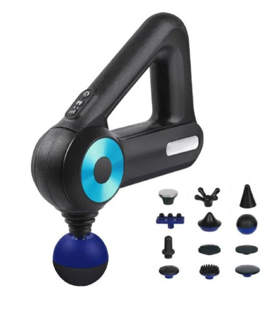 Massage musculaire et soulagement de la douleur Professional fascial gun مسدس تدليك احترافي لتدليك العضلات