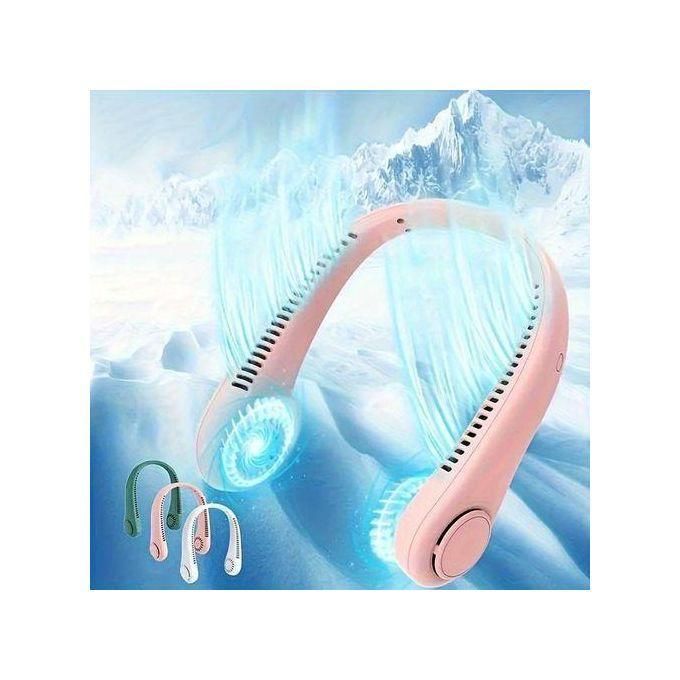 مروحة الرقبة المحمولة بدون شفرات Rechargeable USB Ventilateur tour de cou portable sans pales