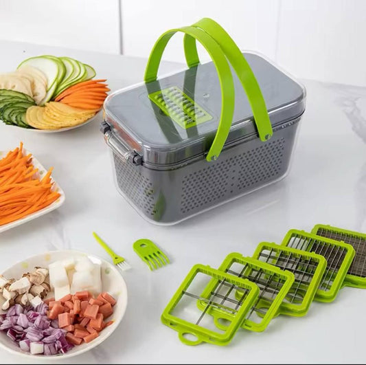 Multifunction Veggie and fruit Chopper مفرمة الخضار والفواكه متعددة الوظائف