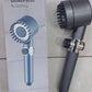 TURBOCHARGED SHOWER HEAD رشاشة دوش رأس دش عالي الضغط مع مرشح مدمج Pommeau de douche haute pression avec filtre intégré Turbocharged Shower Head
