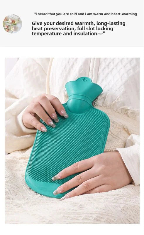 Sac Thermique Caoutchouc Bouillotte Eau Chaude قربة ماء ساخن حرارية مطاطية لتخفيف الألم