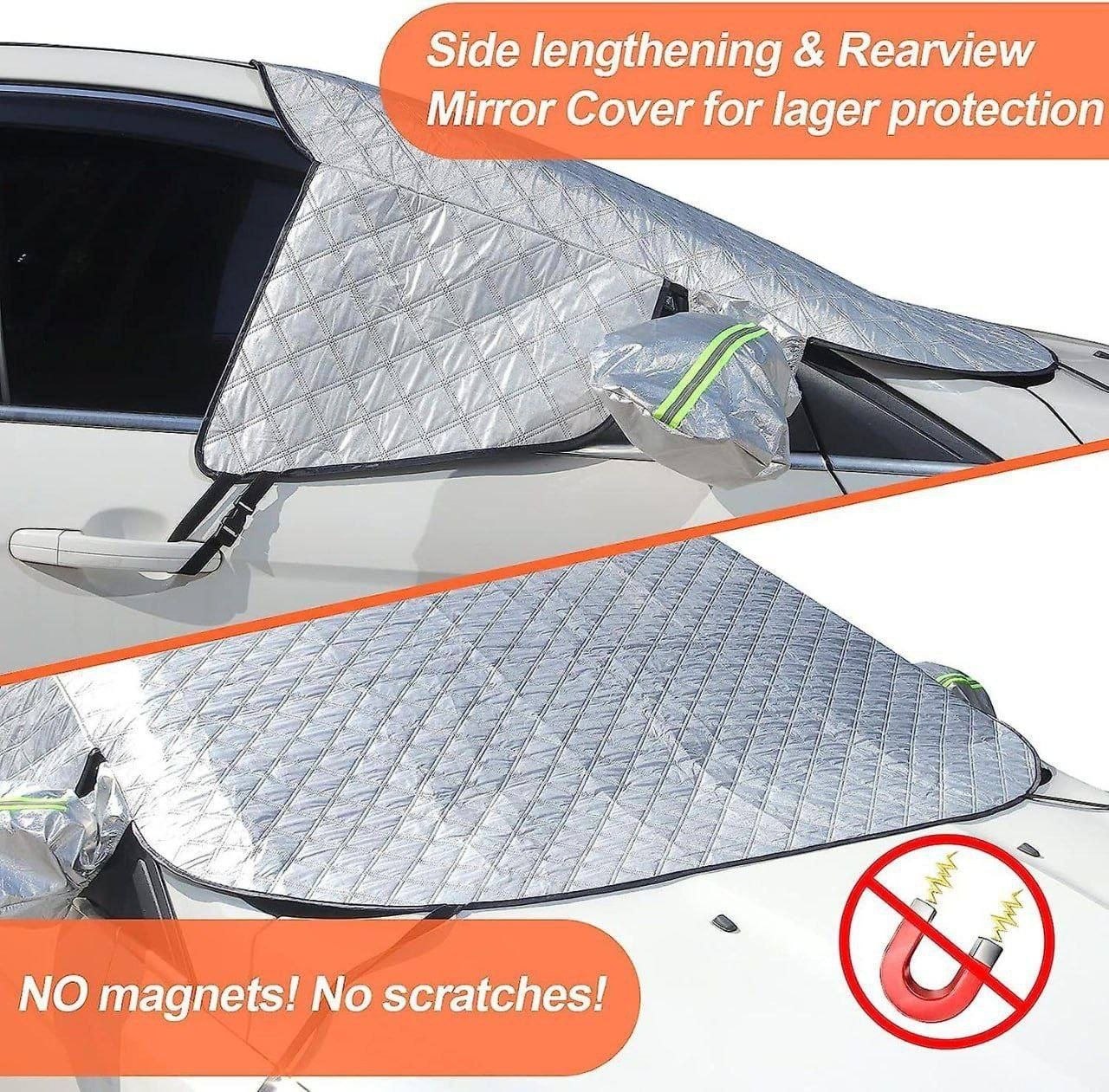 حاجب شمس للسيارة ، غطاء حماية عازلة للحرارة للنافذة الأمامية Pare-soleil de voiture, protection thermique pour le pare-brise