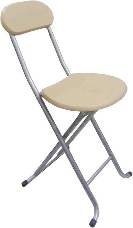 كرسي قابل للطي مع مسند ظهر Chaise Pliante avec Dossier, Tabouret de Bar Pliant Robuste, Chaise à Dossier de Dortoir, pour Cuisine, Bureau