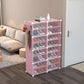 16-Tier Large Plastic Shoe Rack  JL 02_ 8L  رف الأحذية من البلاستيك ذو 16 طبقة