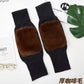 paire de genouillères chaudes pour adultes, manchons de genou avec bretelles pour hommes et femmes زوج واحد من وسادات الركبة الدافئة للبالغين، وأكمام الركبة مع أحزمة للرجال والنساء