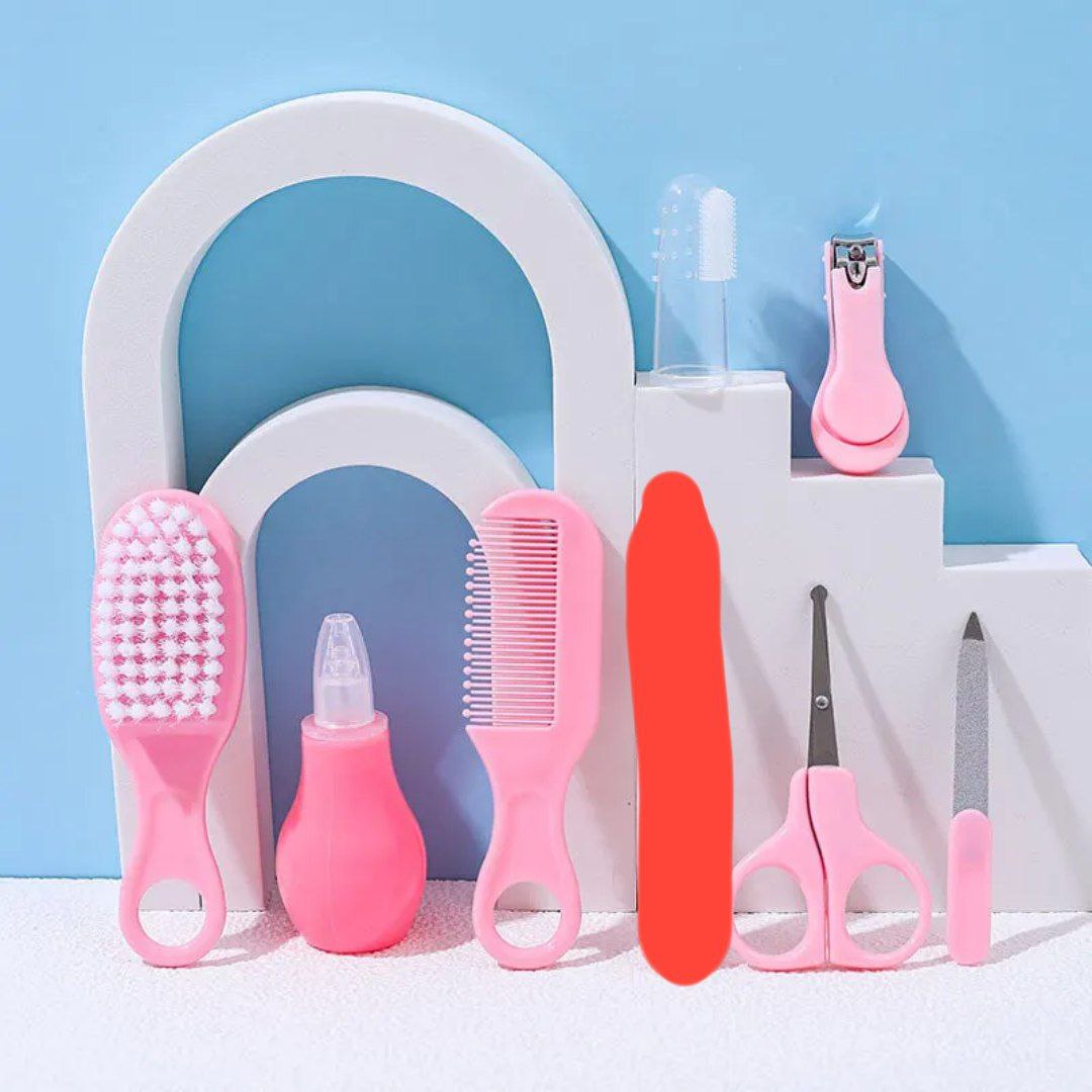 Ensemble soins beauté bébé 8 pièces مجموعة العناية بالجمال للأطفال من 8قطع