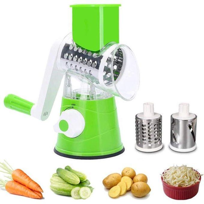قطاعة خضراوات يدوية دوارة متعددة الوظائف Rotative Coupe Légumes Manuel Multifonctions