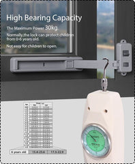 Verrou de fenêtre ou de porte قفل نافذة أمان