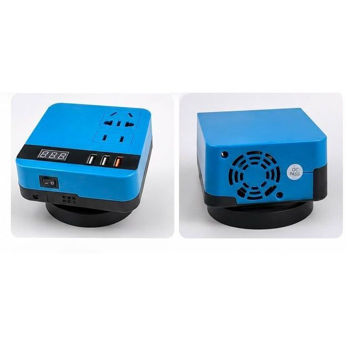 محوّل ذكي من 21 فولت إلى 220 فولت Convertisseur Intelligent 21V vers 220V Onduleur Multifonction avec USB et Affichage LED