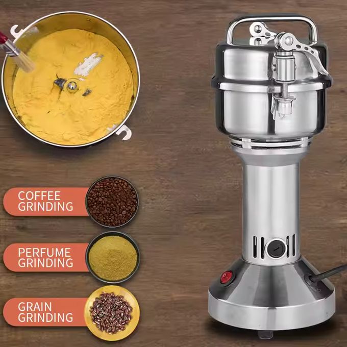 Moulin à épices électrique portable pour céréales et herbes مطحنة توابل كهربائية محمولة للحبوب والأعشاب