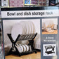 Bowl and dish storage rack Support de rangement pour bols et plats رف تخزين الأطباق والأواني
