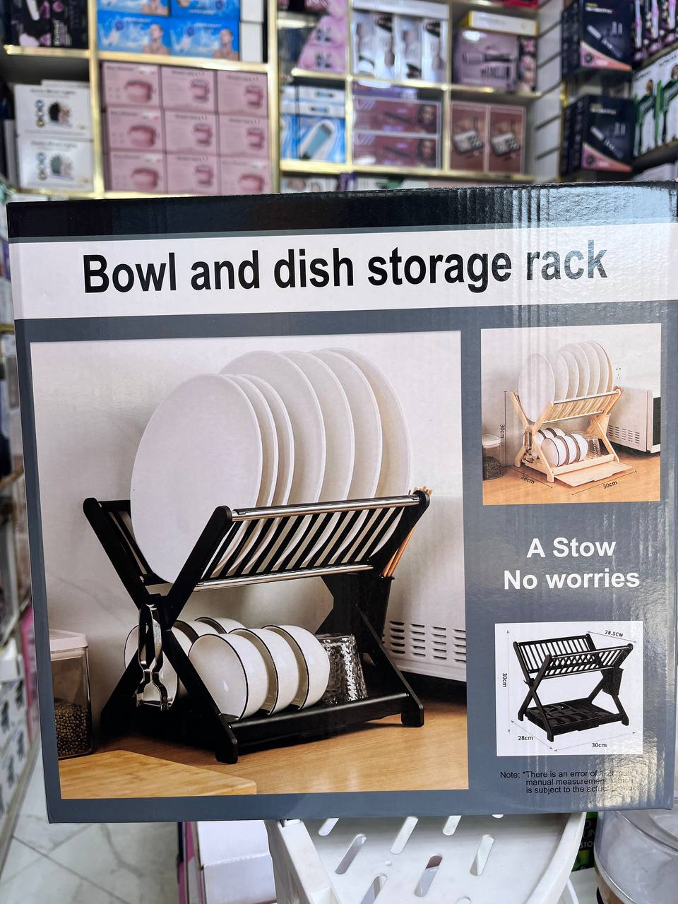 Bowl and dish storage rack Support de rangement pour bols et plats رف تخزين الأطباق والأواني