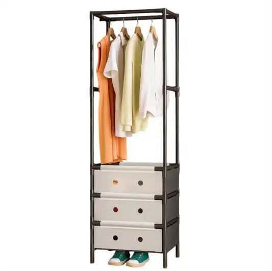 علاقة ملابس مقاومة للغبار لتخزين الملابس 41x41x188cm Portant à vêtements Anti-poussière pour ranger les vêtements YMJ-01