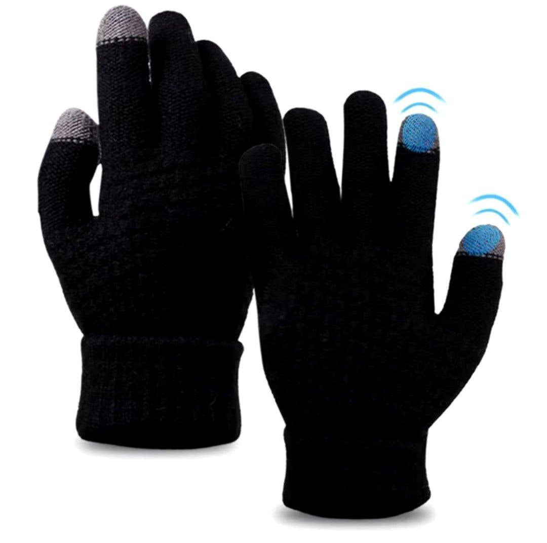 قفازات صوف شتوية دافئة، مقاومة للبرد والرياح Gants d'hiver en polaire, chauds, écran tactile, Anti-froid