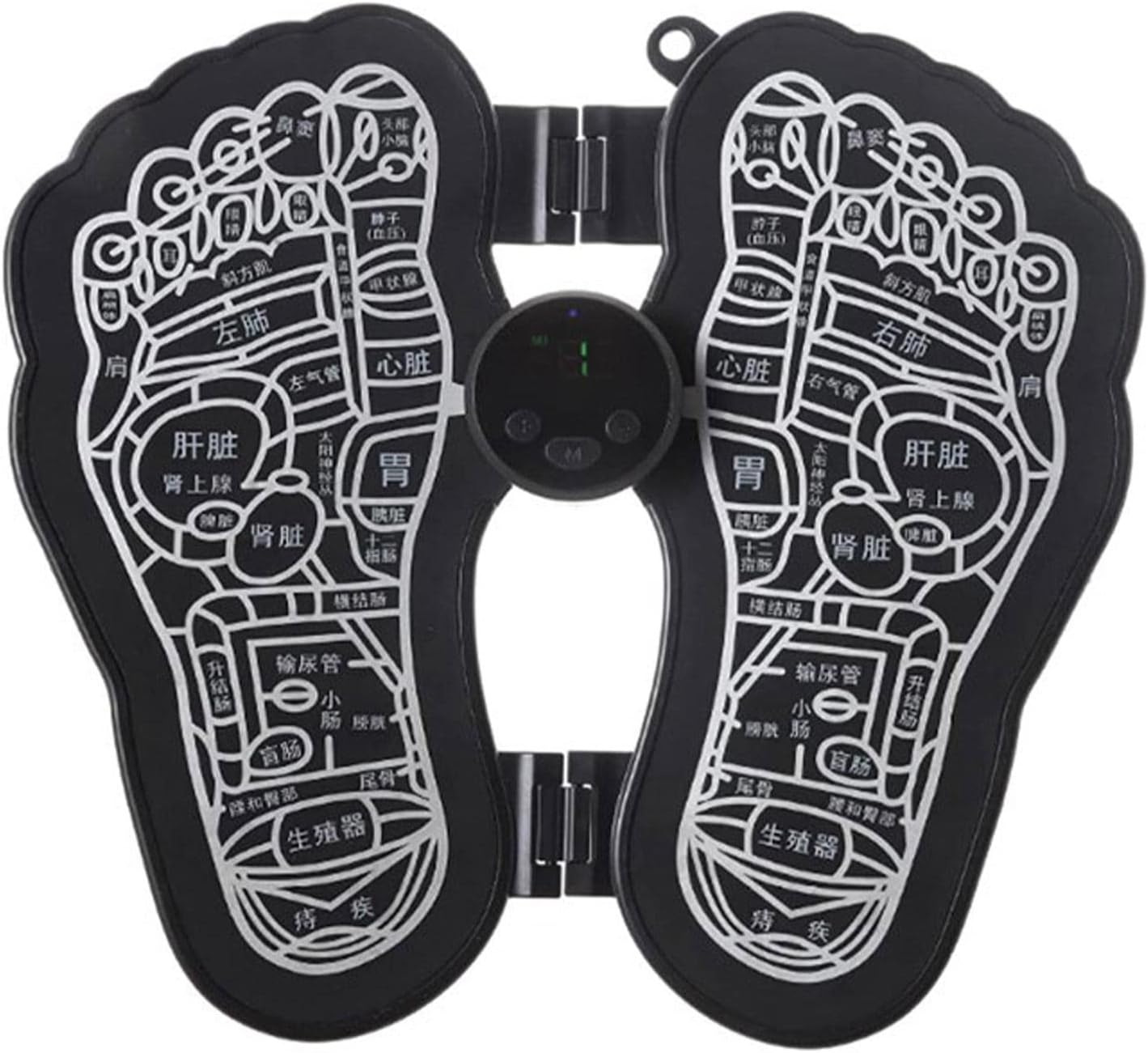 جهاز تدليك القدمين EMS، جهاز تدليك القدمين الكهربائي القابل للطي Appareil de massage des pieds EMS, machine de massage électrique pliable