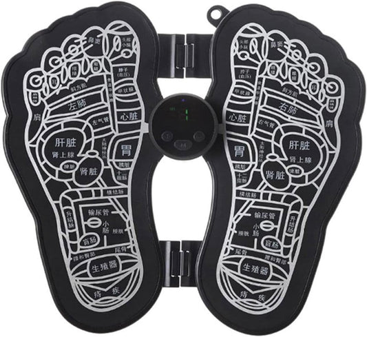 جهاز تدليك القدمين EMS، جهاز تدليك القدمين الكهربائي القابل للطي Appareil de massage des pieds EMS, machine de massage électrique pliable