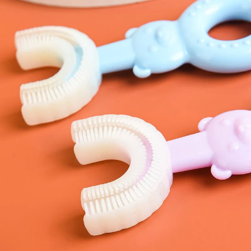 Brosse à dents en silicone doux pour enfants