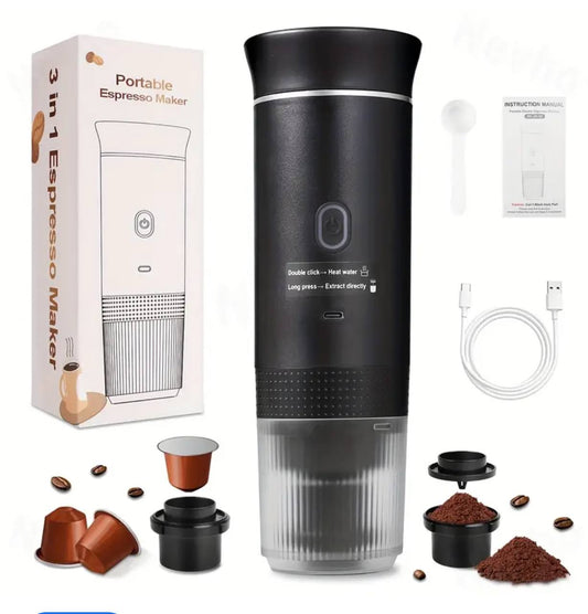 Machine à café expresso portable électrique sans fil ماكينة قهوة إسبريسو كهربائية محمولة لاسلكية